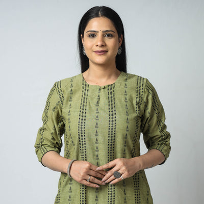 jacquard kurta