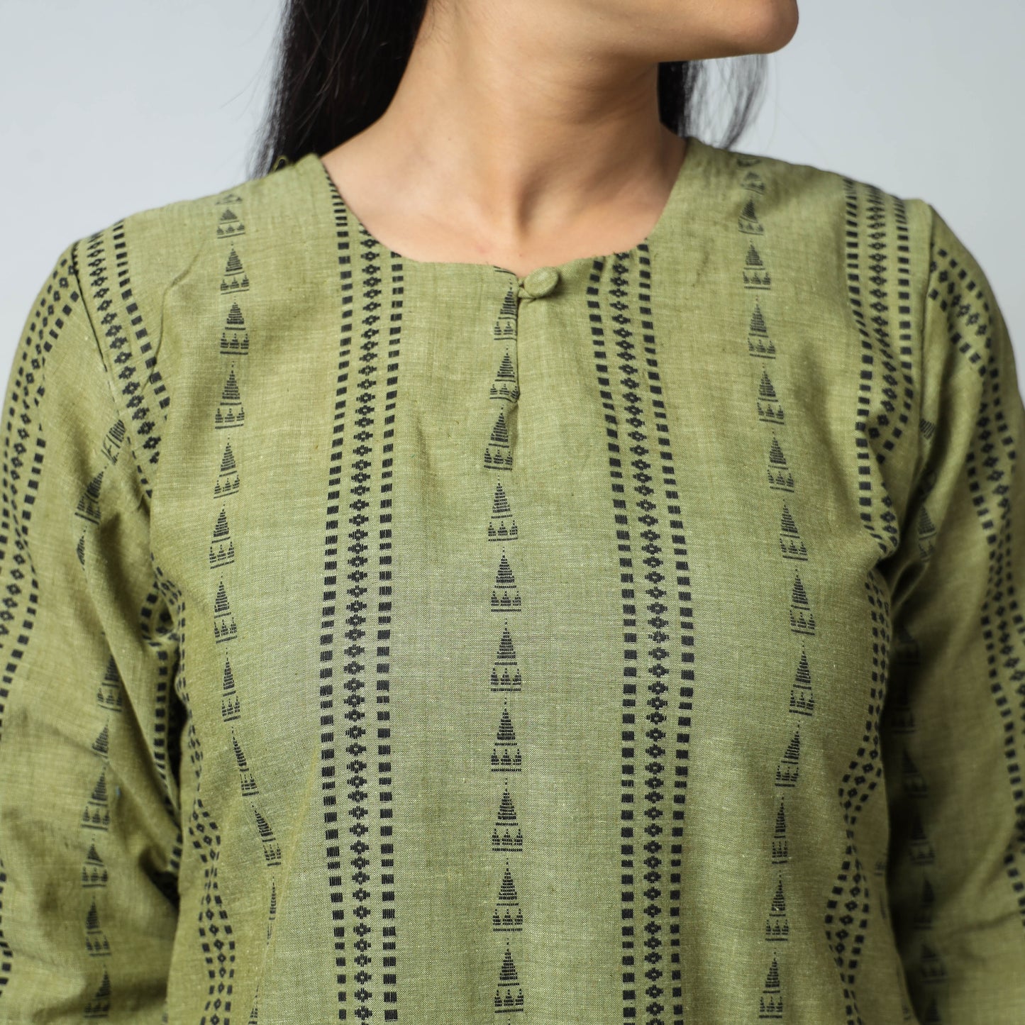 jacquard kurta