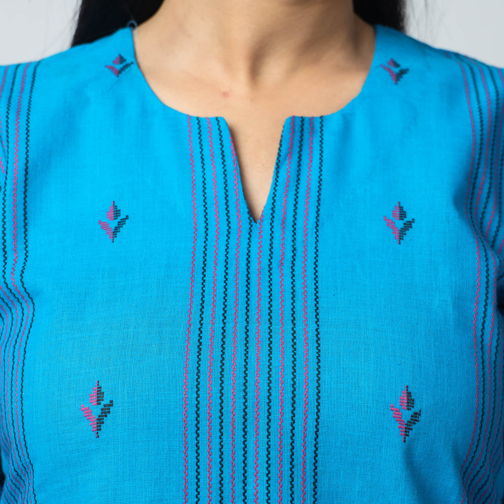 jacquard kurta