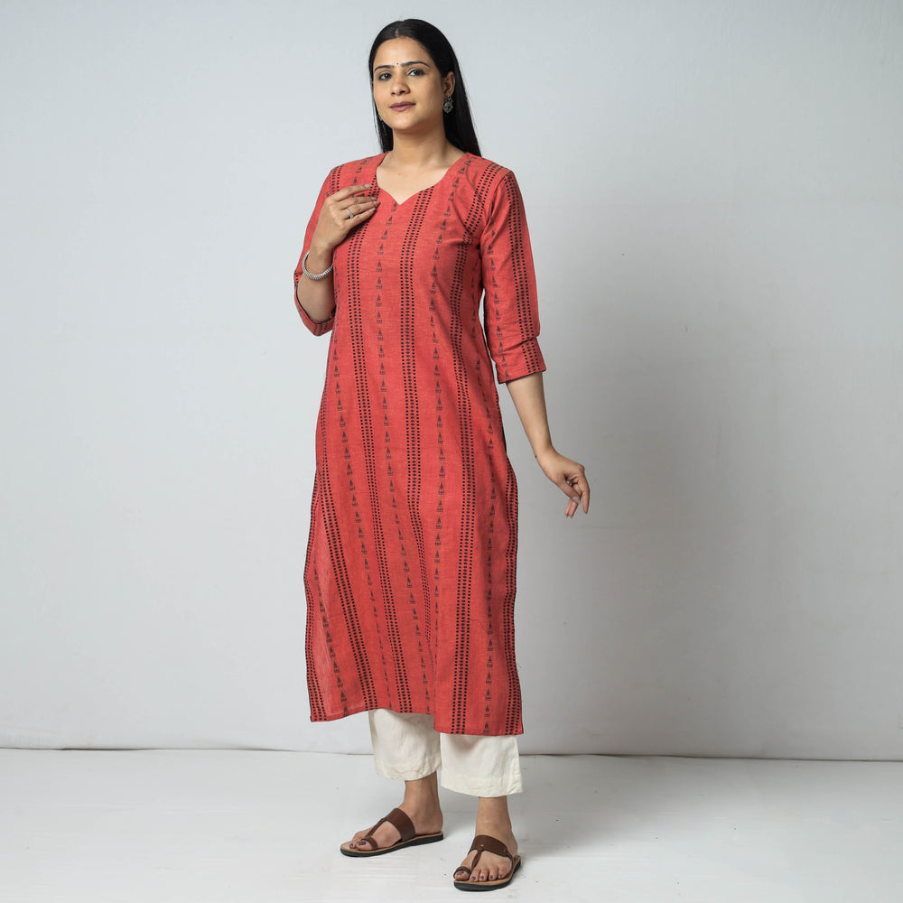 jacquard kurta