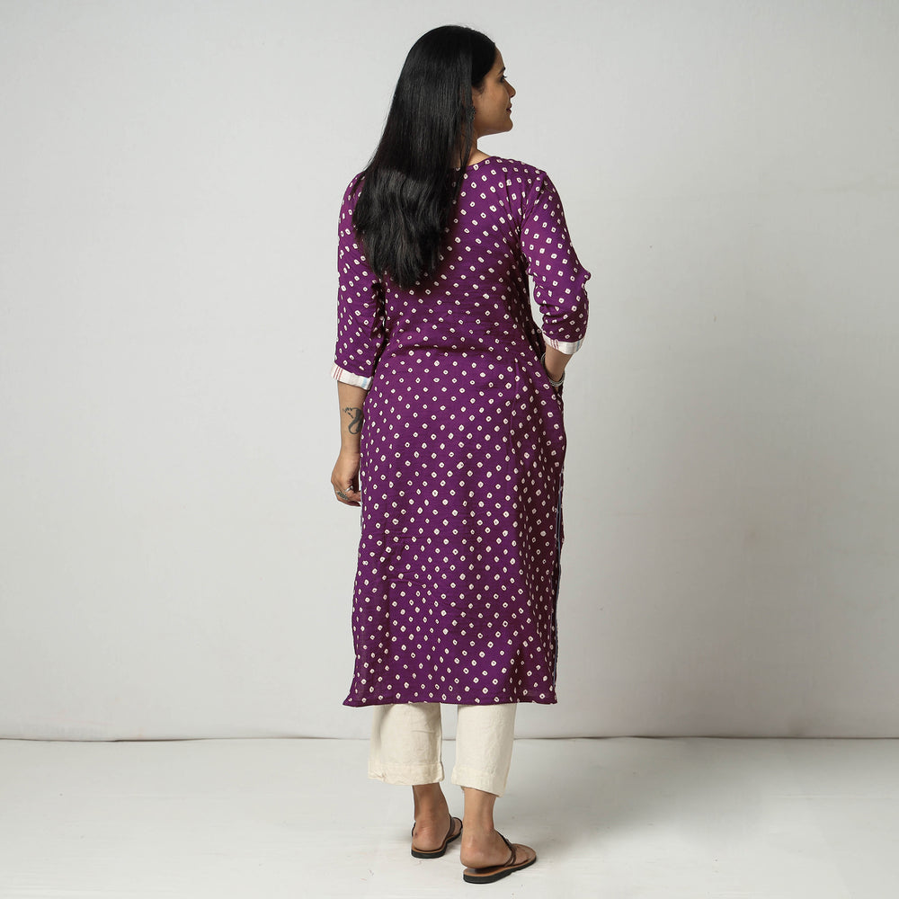 bandhani kurta