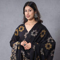 Batik Kurta with Palazzo & Dupatta Set