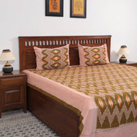 pochampally ikat double bed cover set