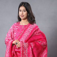 Batik Kurta with Palazzo & Dupatta Set
