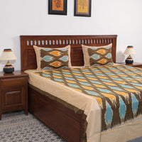 pochampally ikat double bed cover set