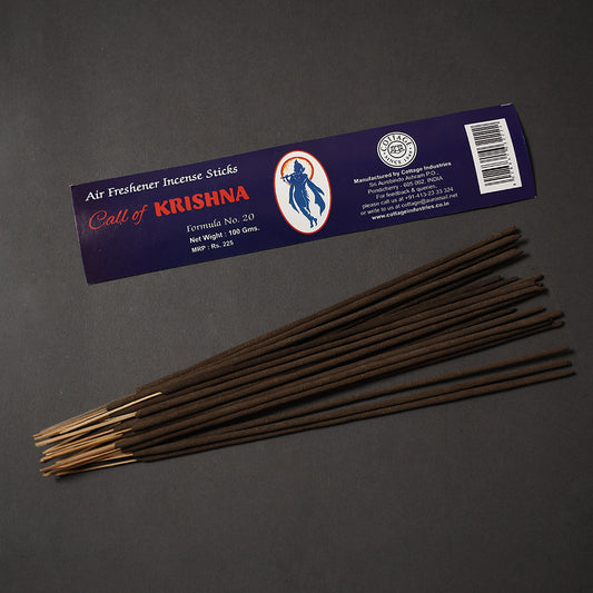 Call of Krishna - Sri Aurobindo Ashram Natural Incense Sticks (100 gm)