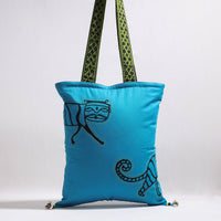 kanth block print shoulder bag