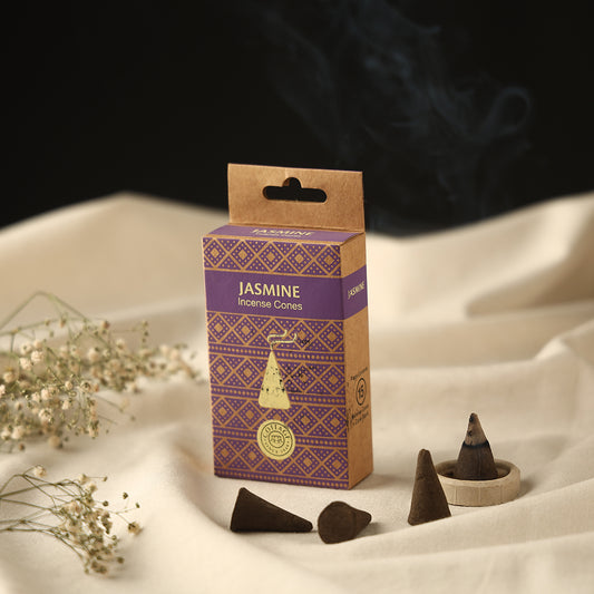 Jasmine - Sri Aurobindo Ashram Natural Incense Cones