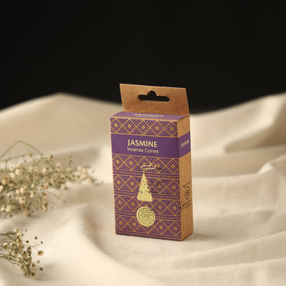 Jasmine - Sri Aurobindo Ashram Natural Incense Cones