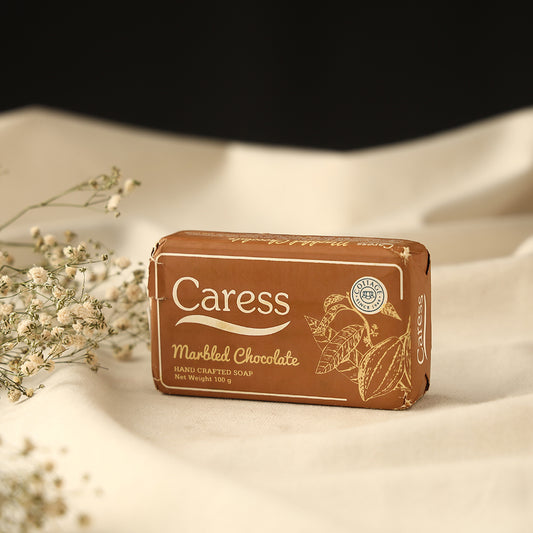 Marbled Chocolate - Sri Aurobindo Ashram Caress Soap (100 gm)