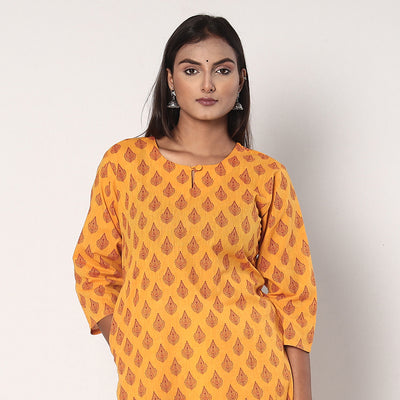 printed cotton kurta