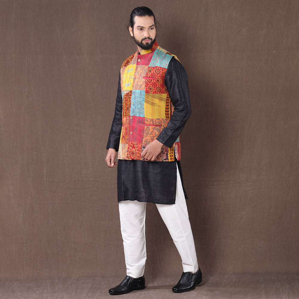 kantha nehru jacket