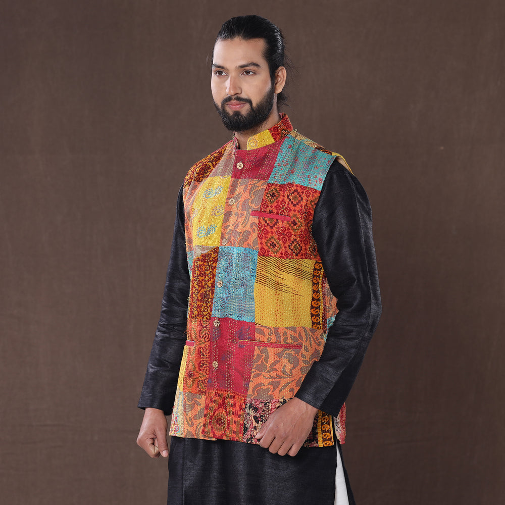 kantha nehru jacket