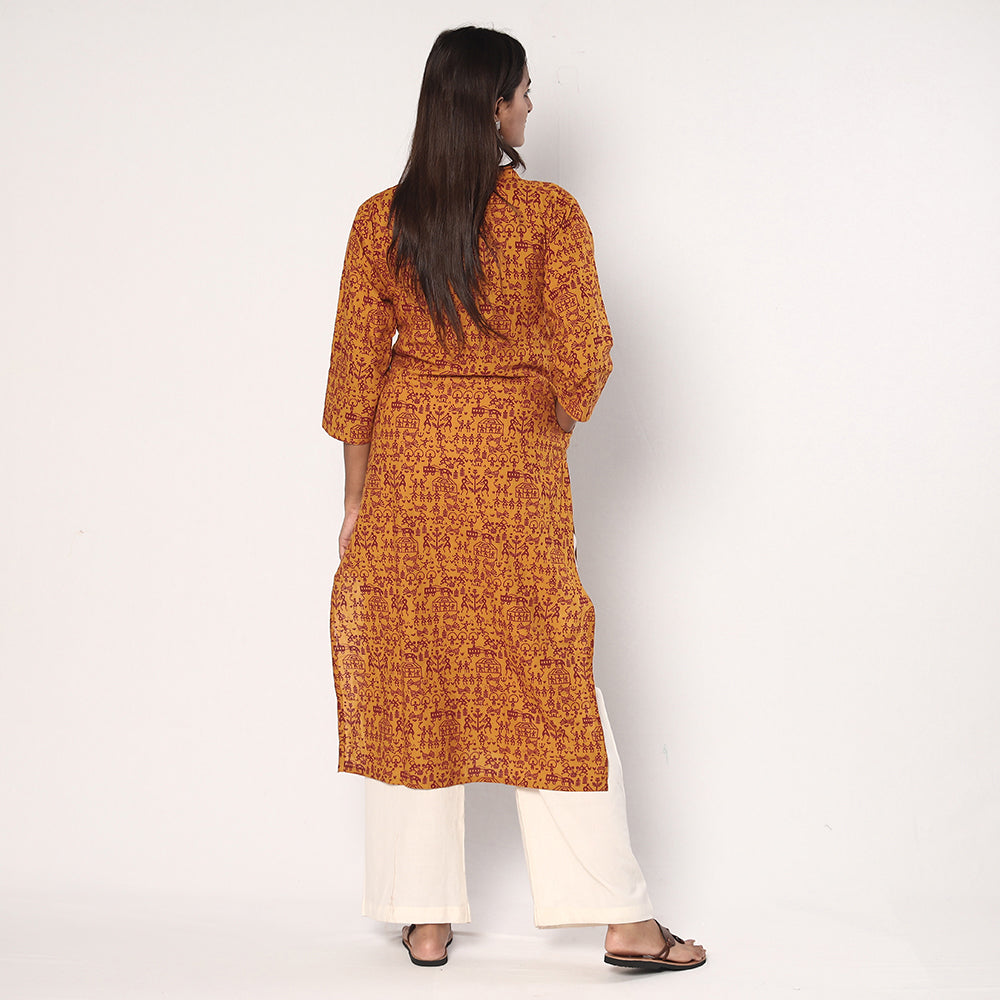 printed cotton kurta