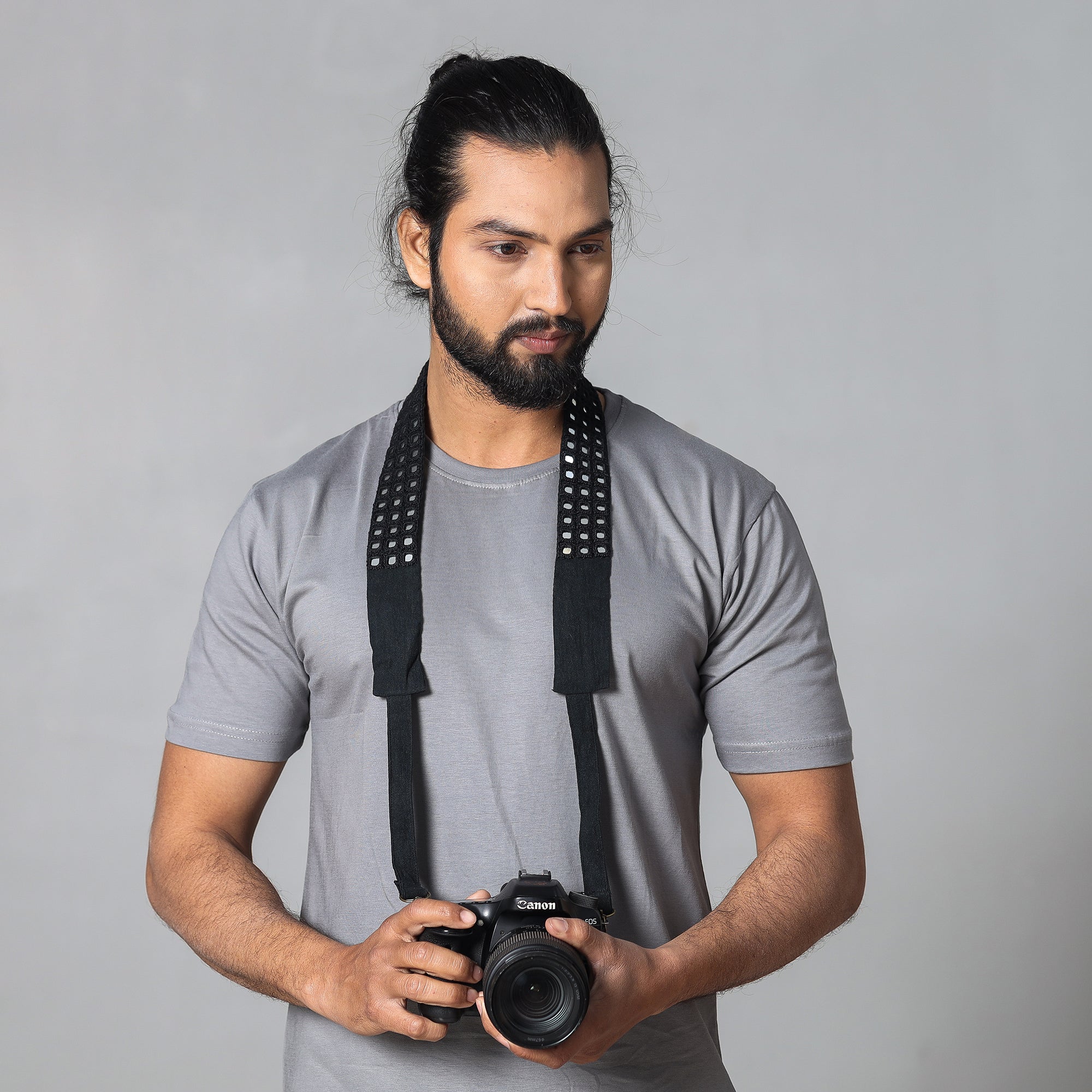  Mirror Work Kutchi Embroidery Fabric Camera Belt 