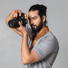  Mirror Work Kutch Embroidery Fabric Camera Belt 