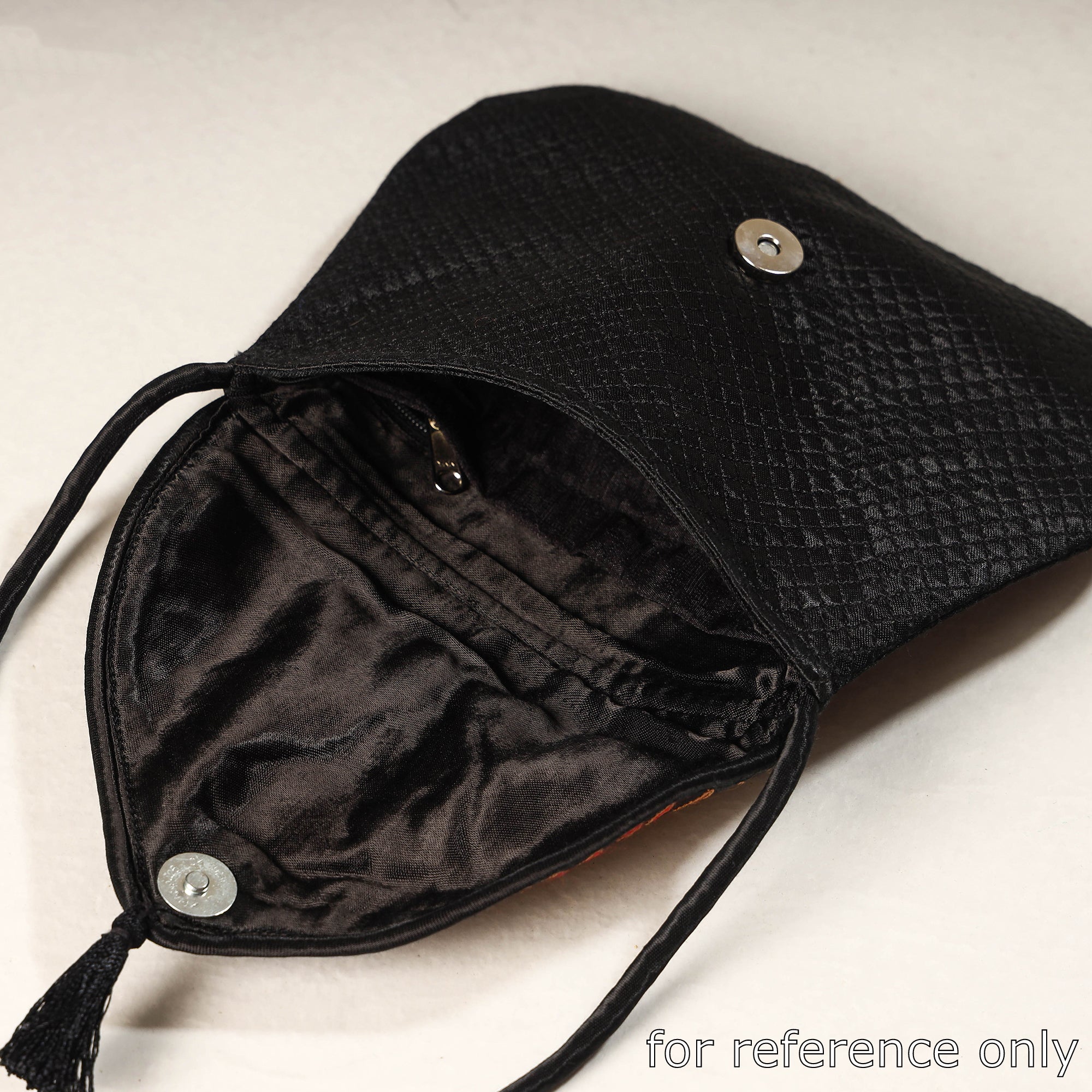 Pink Kutch Ahir Embroidery Mashru Silk Hand Bag