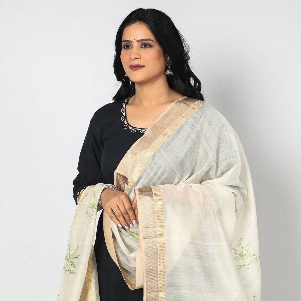 Kantha silk Dupatta