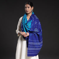 bandhani woolen shawl 