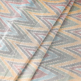 Raw Silk Handwoven Pochampally Double Ikat Fabric