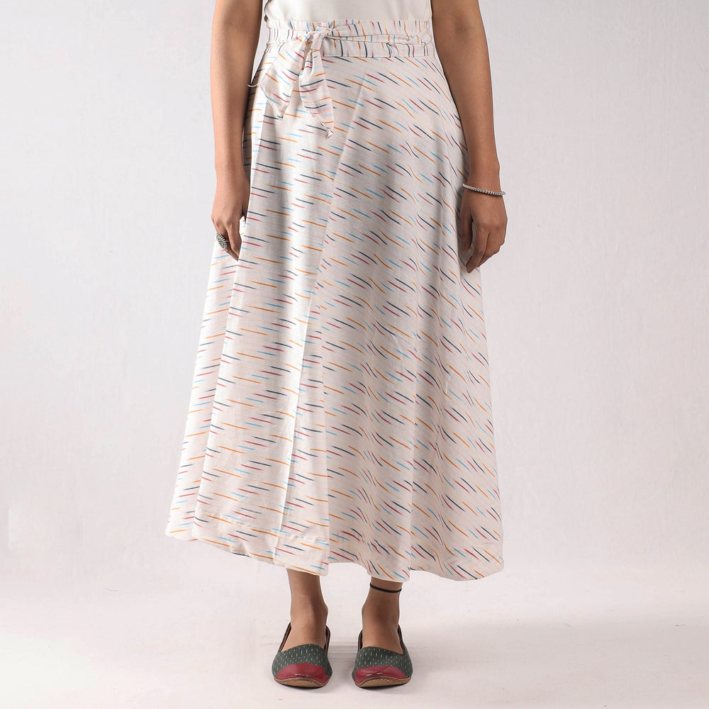 ikat cotton skirt