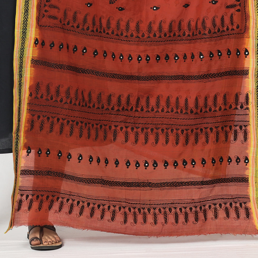 Kantha Embroidery Dupatta 