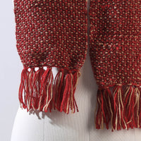 hand knitted woolen muffler