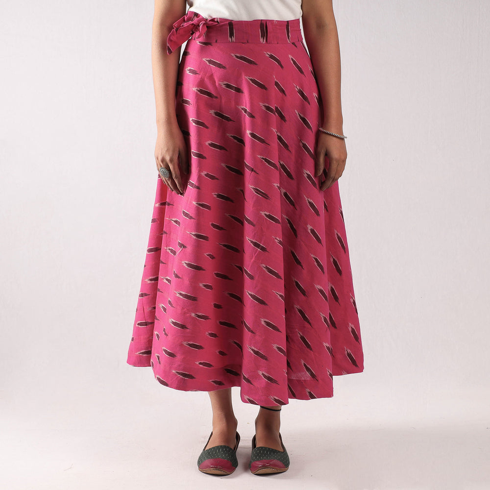 cotton wrap skirt