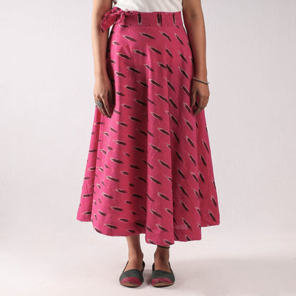 cotton wrap skirt
