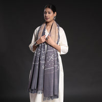 bandhani woolen shawl 