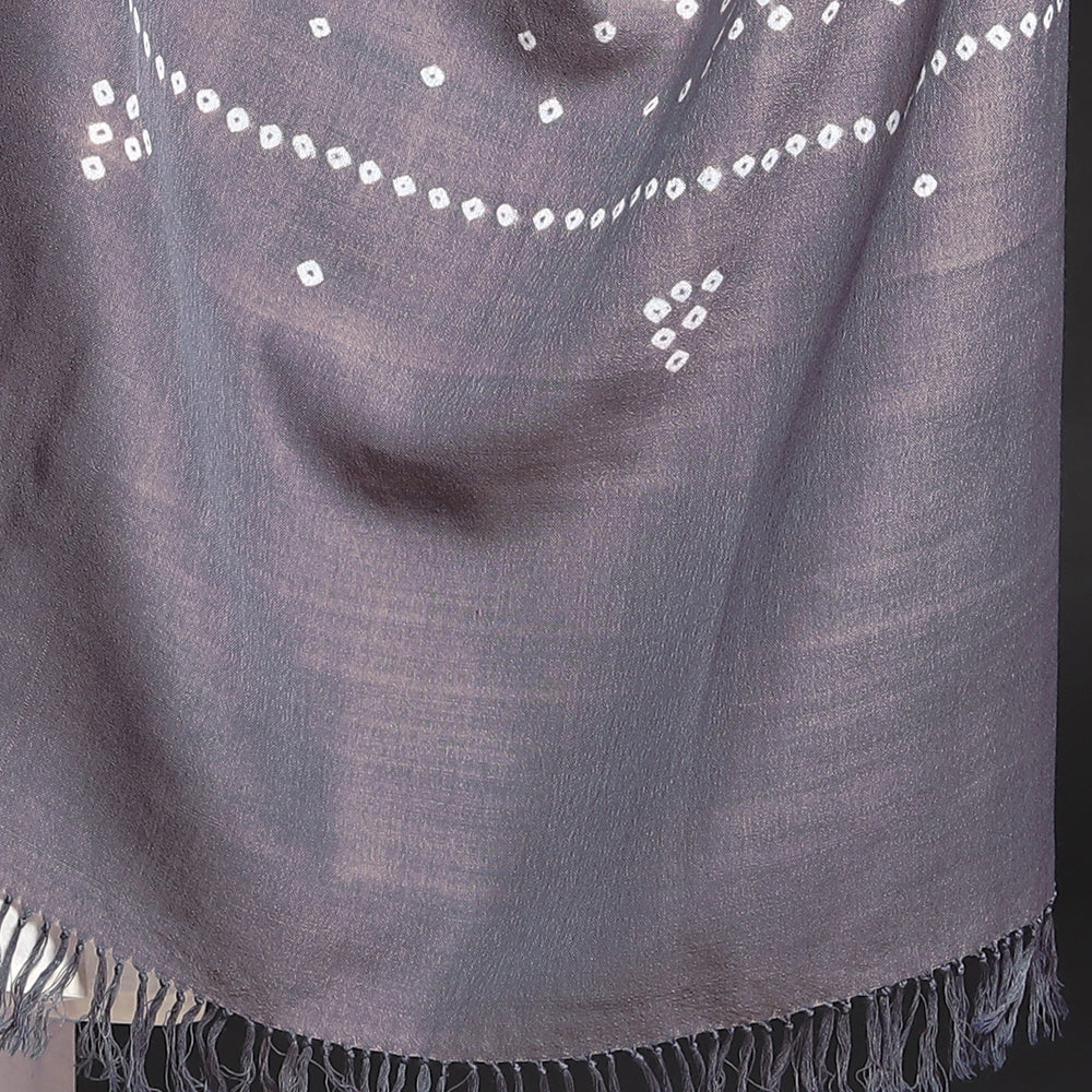 bandhani woolen shawl 