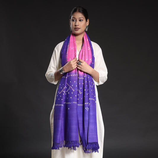 bandhani shawl