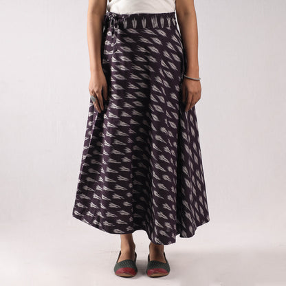 Pochampally Ikat Cotton Skirt

