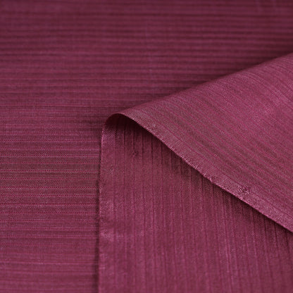 Purple Vidarbha Tussar Silk Checks Handloom Fabric