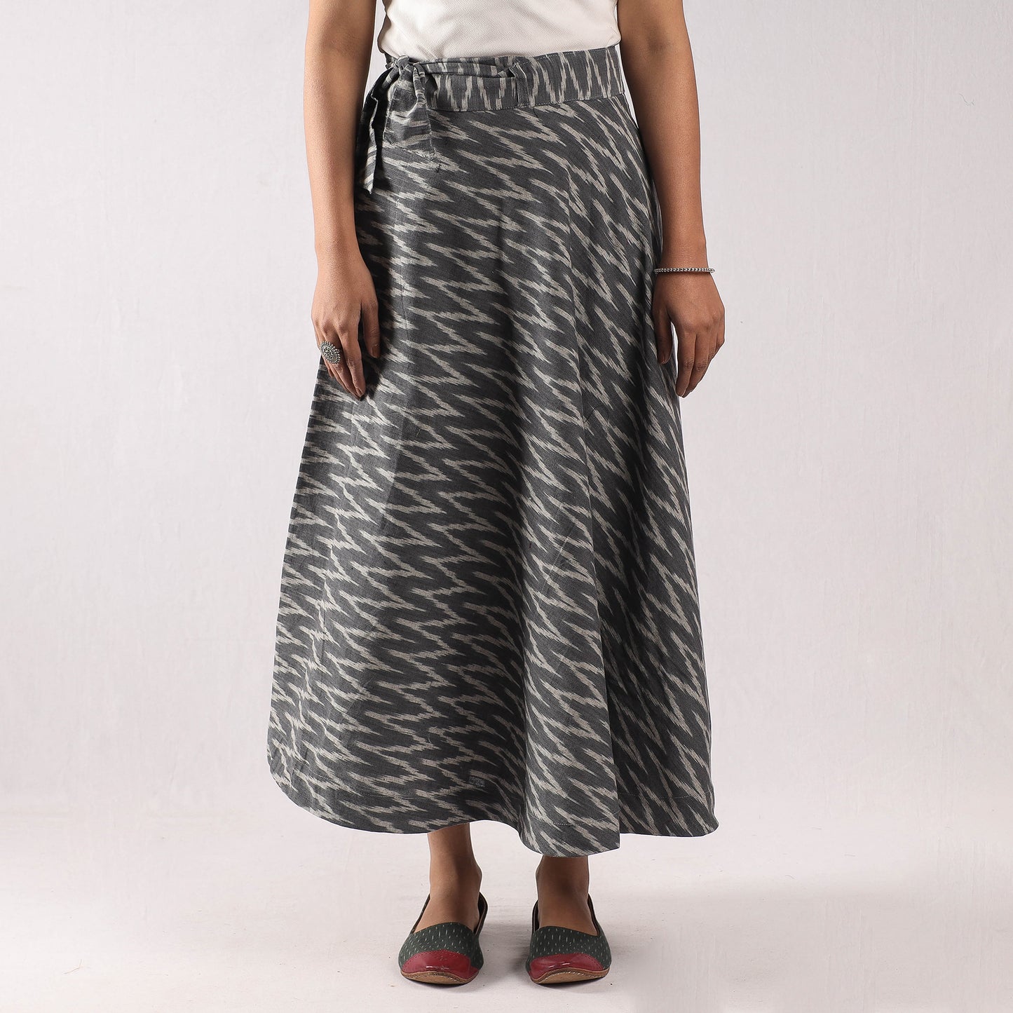 ikat cotton skirt