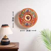 handpainted wall clock