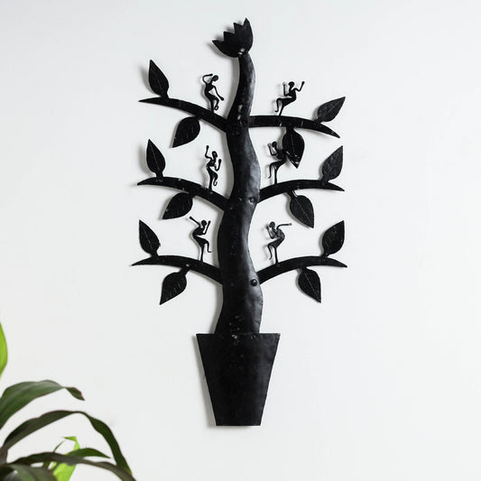 Flower - Bastar Tribal Wrought Iron Hanging