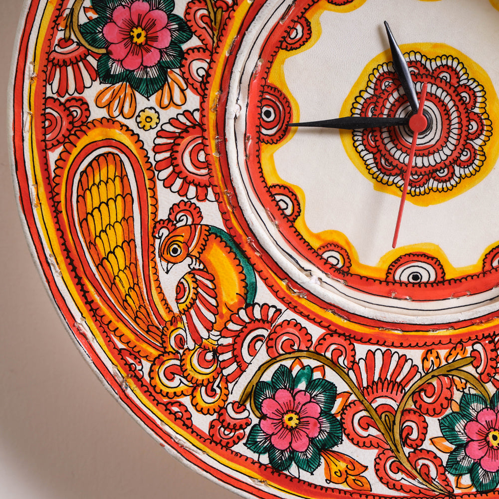 handpainted wall clock