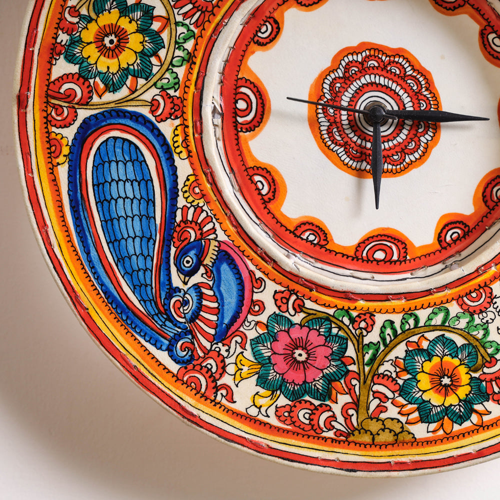 handpainted wall clock