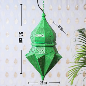  Decorative Handmade Hanging Iron Electric Lantern / Lamp 