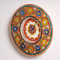 handpainted wall clock