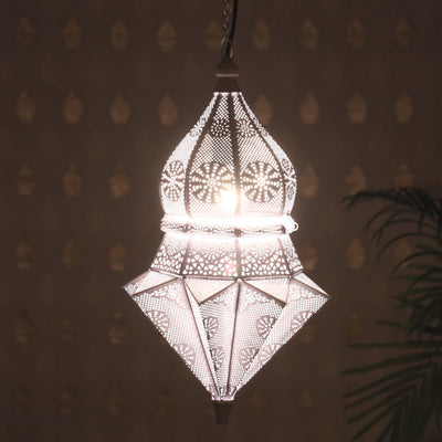  Decorative Handmade Hanging Iron Electric Lantern / Lamp 
