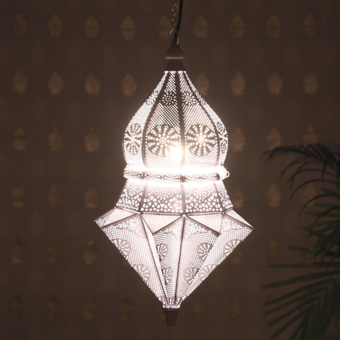  Decorative Handmade Hanging Iron Electric Lantern / Lamp 