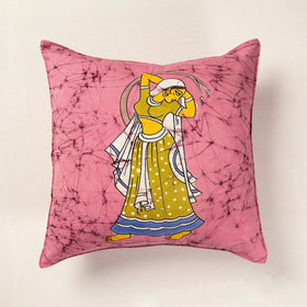  Hand Batik Printed Cotton Cushion Cover 