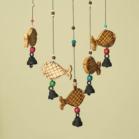  Handcarved Khamhar Wood Jhoomar / Hanging 