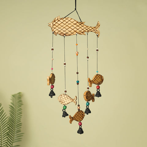  Handcarved Khamhar Wood Jhoomar / Hanging 