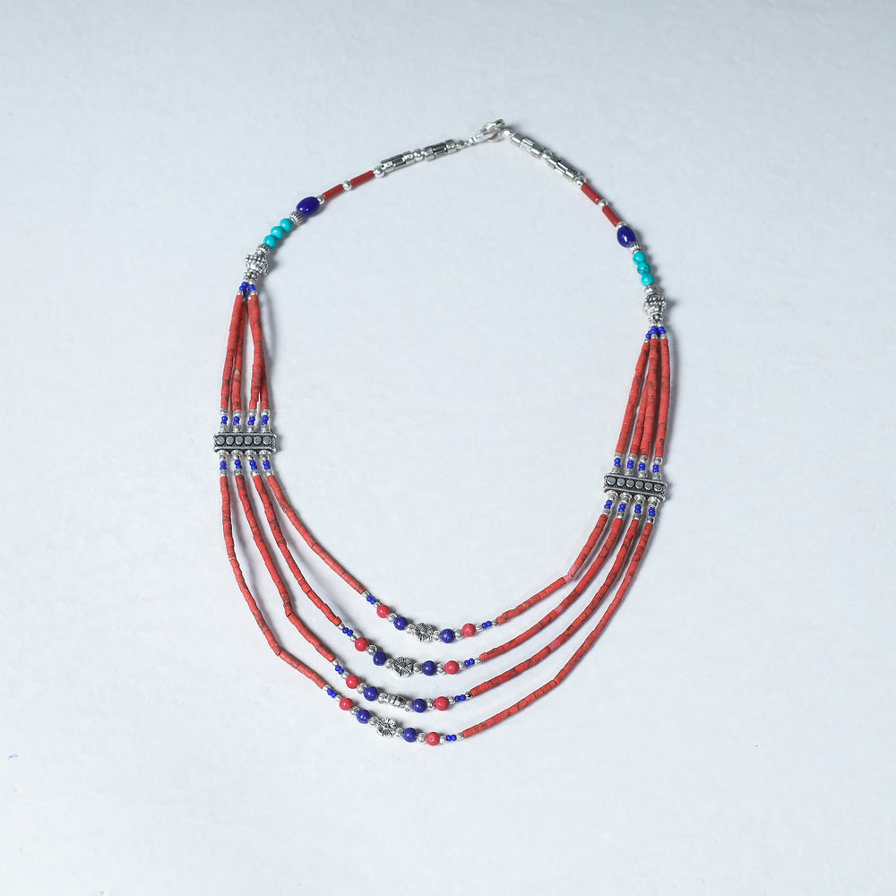 tibetan beadwork necklace