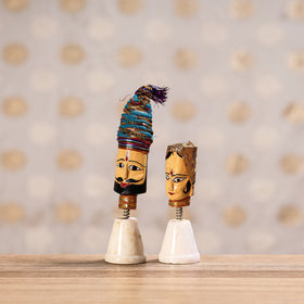 Buy Rajasthani Bobble Head Handmade Puppet / Kathputli l iTokri.com