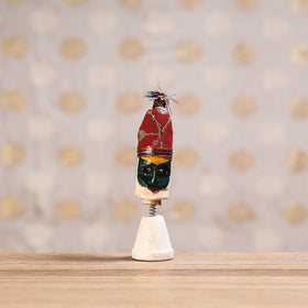  Rajasthani Men Bobble Head Handmade Puppet / Kathputli 