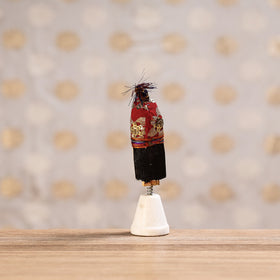  Rajasthani Men Bobble Head Handmade Puppet / Kathputli 